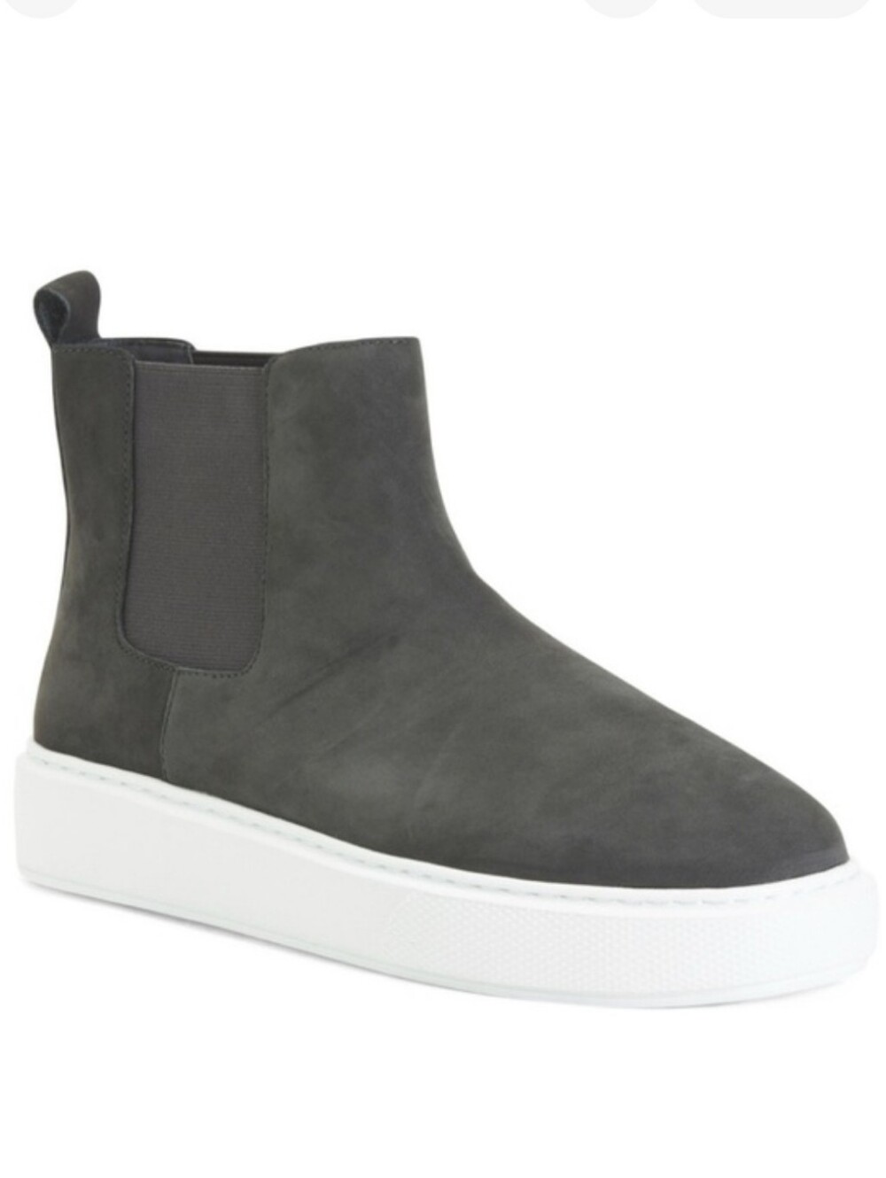 J SLIDE Suede Chelsea Platform Ankle Bootie